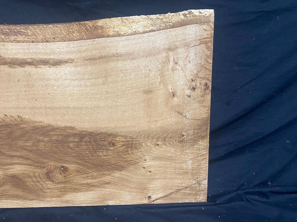 Solid oak plank, shelf, board 451 L x 397 W x 17 D mm      (mf397)