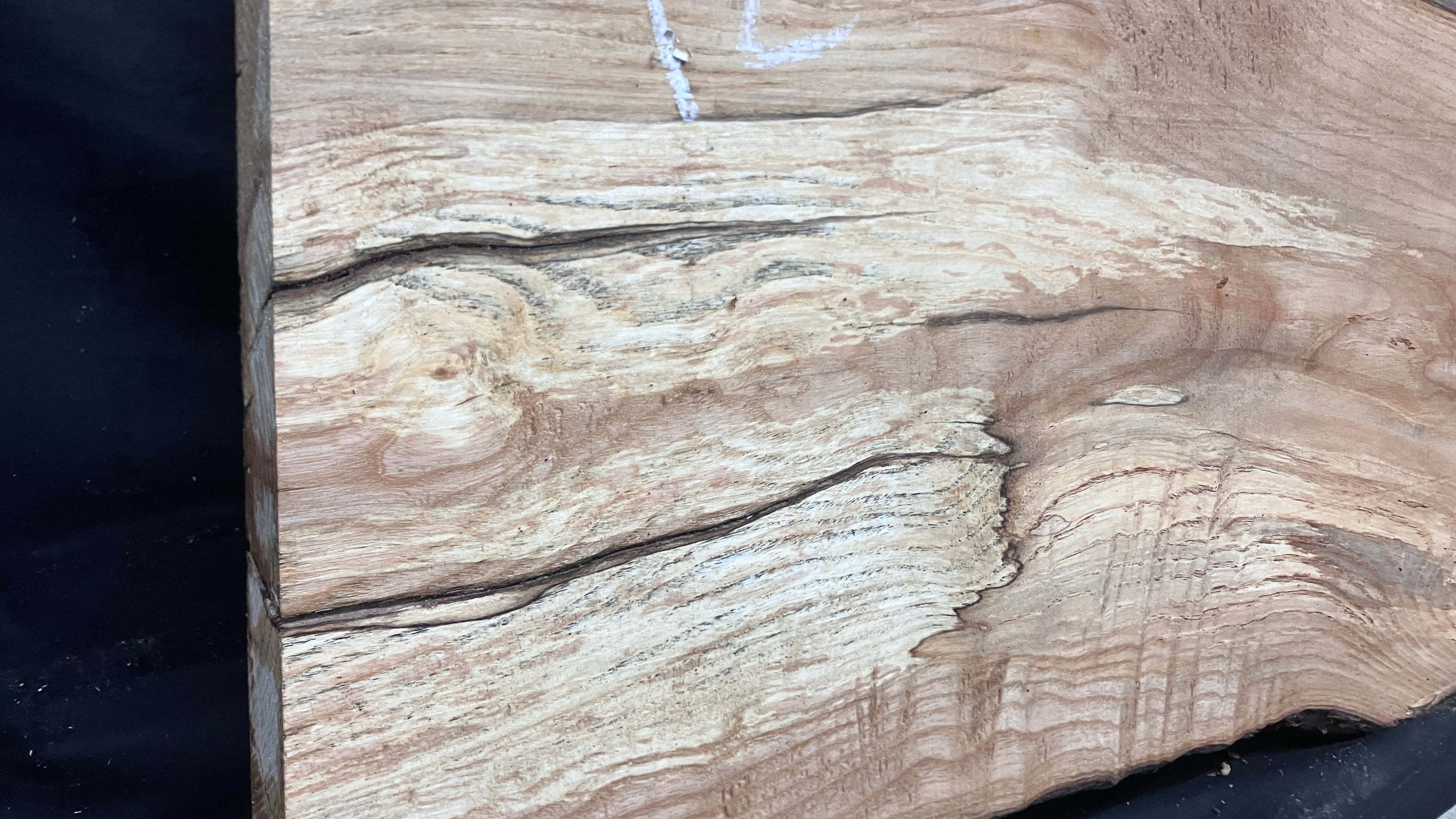 Spalted ash hardwood boards, shelving, platter 1065 L x 345 W x 29 D (mm)     (12)