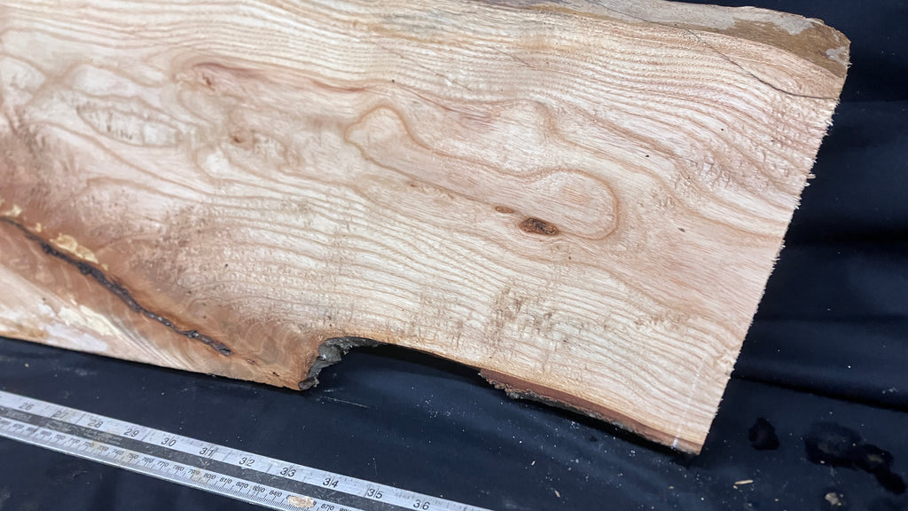 Spalted ash hardwood boards, shelving, platter 1065 L x 345 W x 29 D (mm)     (12)