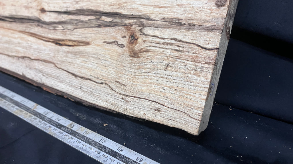 Spalted ash hardwood boards, shelving, platter 510 L x 237 W x 38 D (mm)     (170-15)