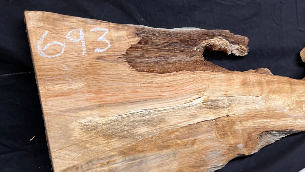 Hornbeam resin table project, shelf, mantle 979 L x 296 W x 31 D mm  (693)