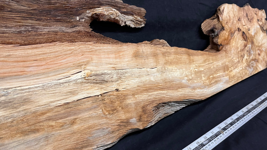 Hornbeam resin table project, shelf, mantle 979 L x 296 W x 31 D mm  (693)