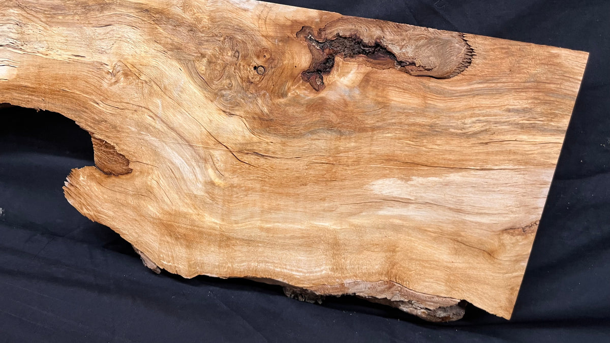 Hornbeam resin table project, shelf, mantle 979 L x 296 W x 31 D mm  (693)