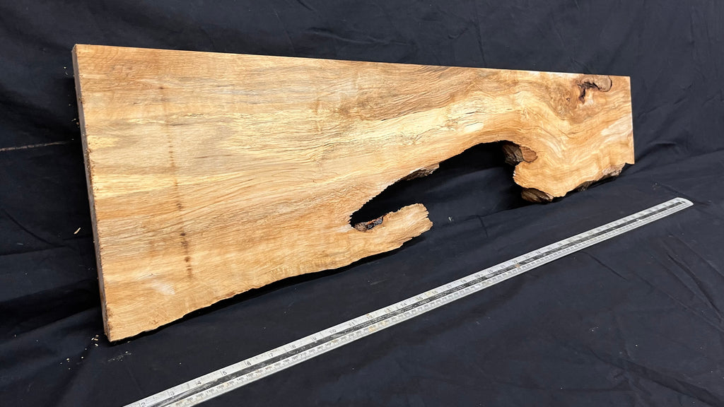Hornbeam resin table project, shelf, mantle 979 L x 296 W x 31 D mm  (693)
