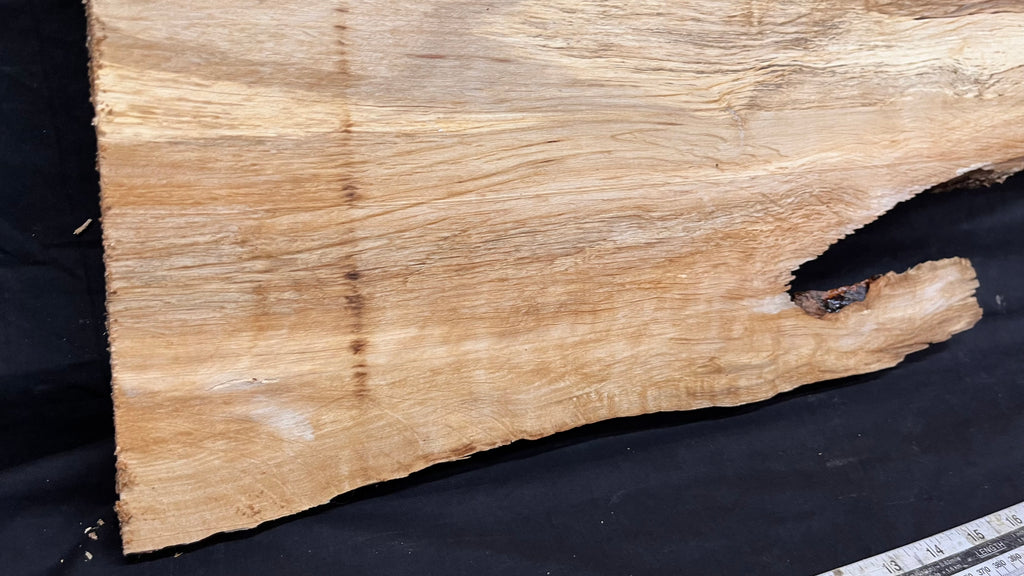 Hornbeam resin table project, shelf, mantle 979 L x 296 W x 31 D mm  (693)