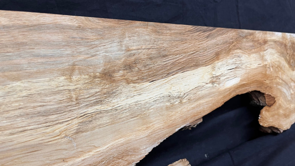 Hornbeam resin table project, shelf, mantle 979 L x 296 W x 31 D mm  (693)