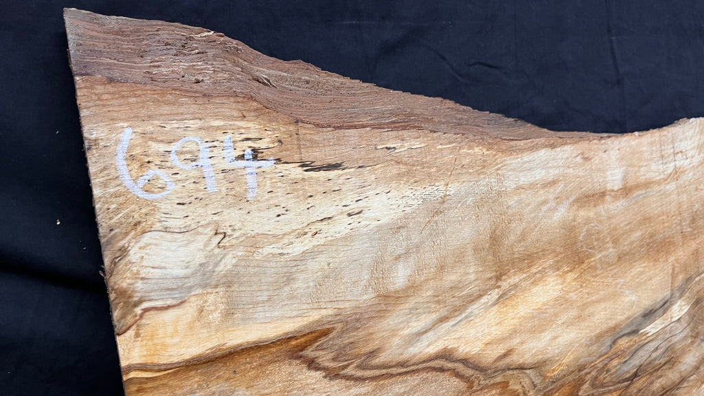 Hornbeam chopping board, slab shelf, 651 L x 412 W x 35 D mm  (694)