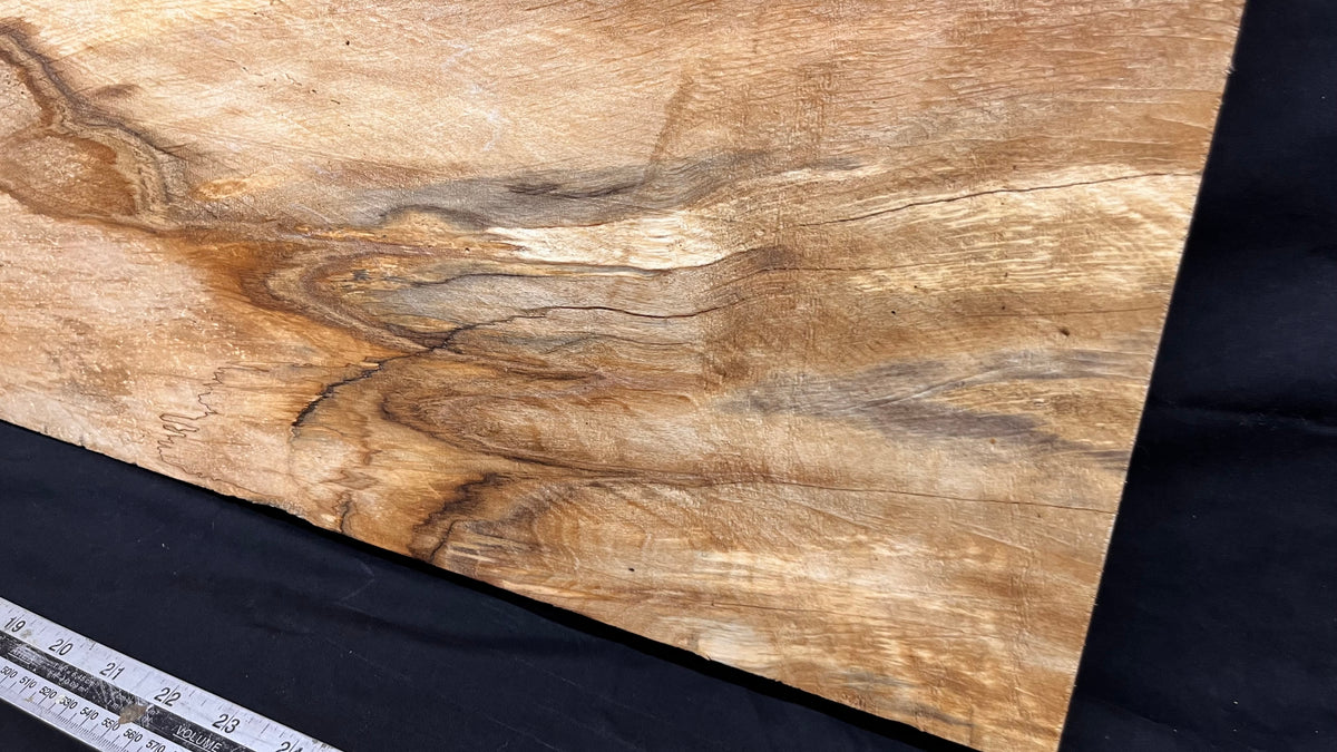Hornbeam chopping board, slab shelf, 651 L x 412 W x 35 D mm  (694)