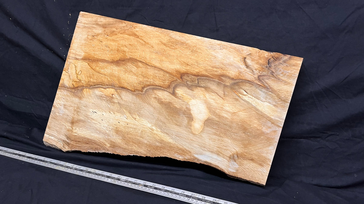 Hornbeam chopping board, slab shelf, 651 L x 412 W x 35 D mm  (694)