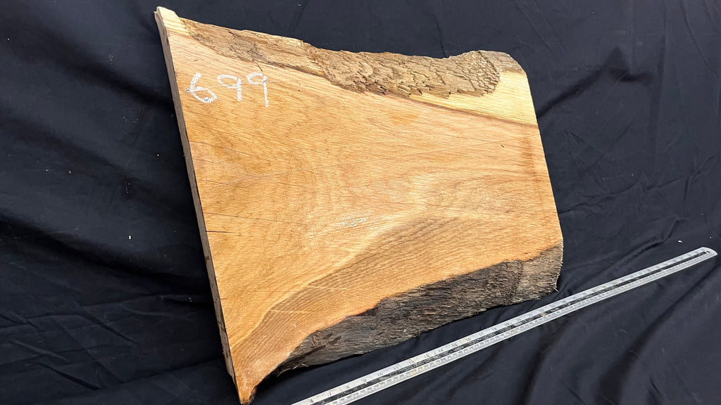 Oak hardwood chopping board  544 L x 472 W x 48 D mm     (699)