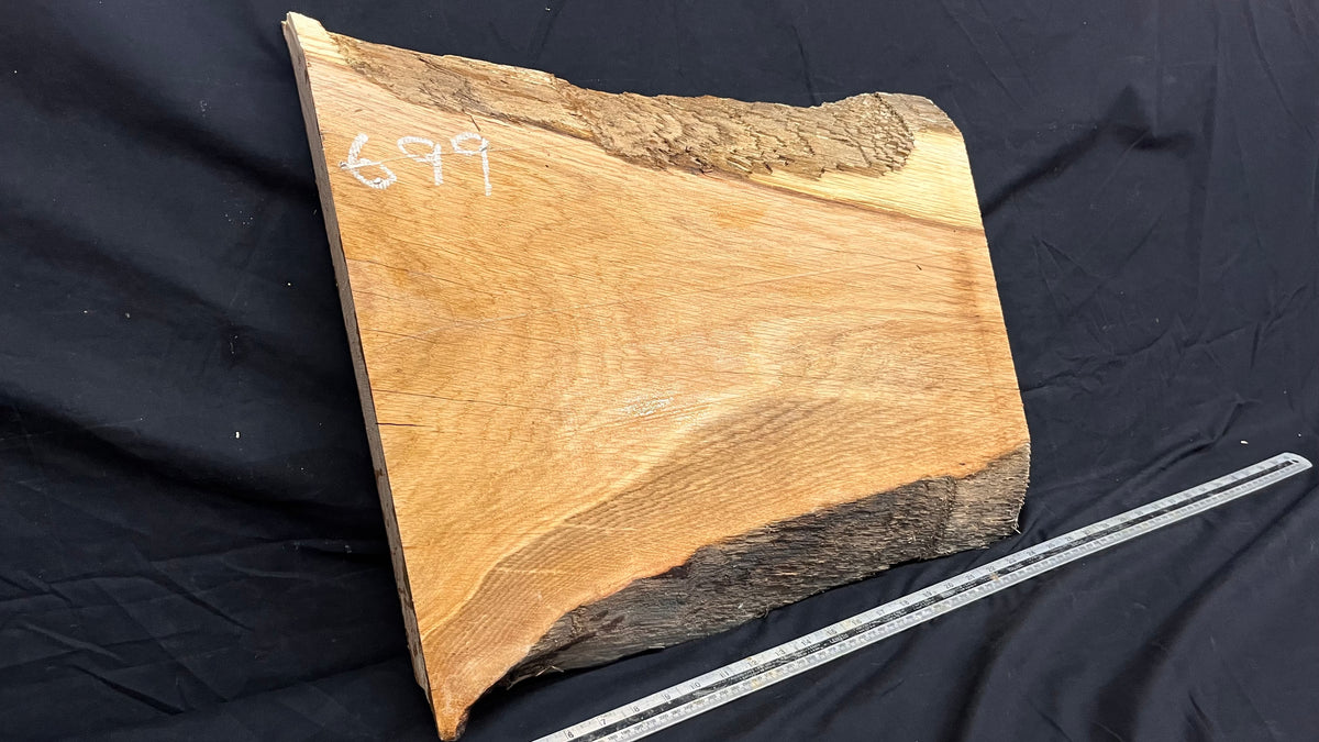 Oak hardwood chopping board  544 L x 472 W x 48 D mm     (699)