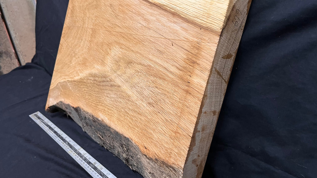 Oak hardwood chopping board  544 L x 472 W x 48 D mm     (699)