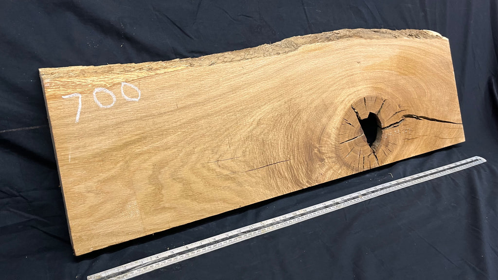 Oak hardwood plank 1054 L x 350 W x 45 D mm     (700)