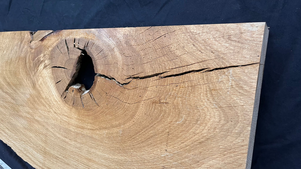 Oak hardwood plank 1054 L x 350 W x 45 D mm     (700)