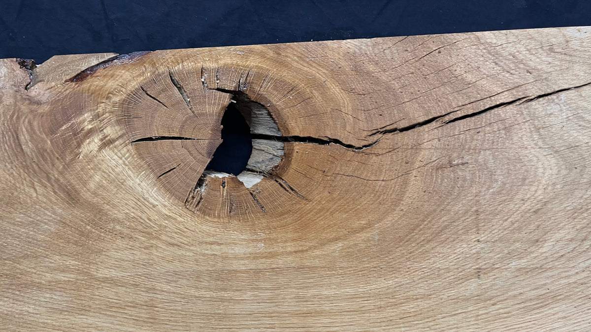 Oak hardwood plank 1054 L x 350 W x 45 D mm     (700)