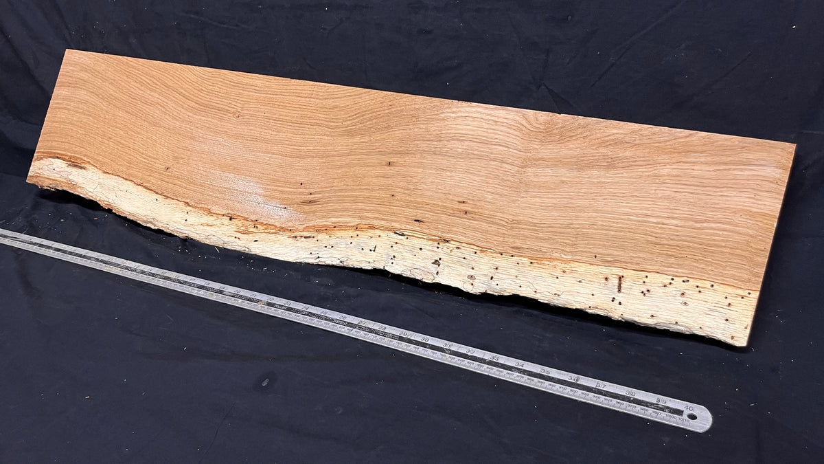 Oak hardwood window sill, plank 1078 L x 245 W x 17 D mm     (703)