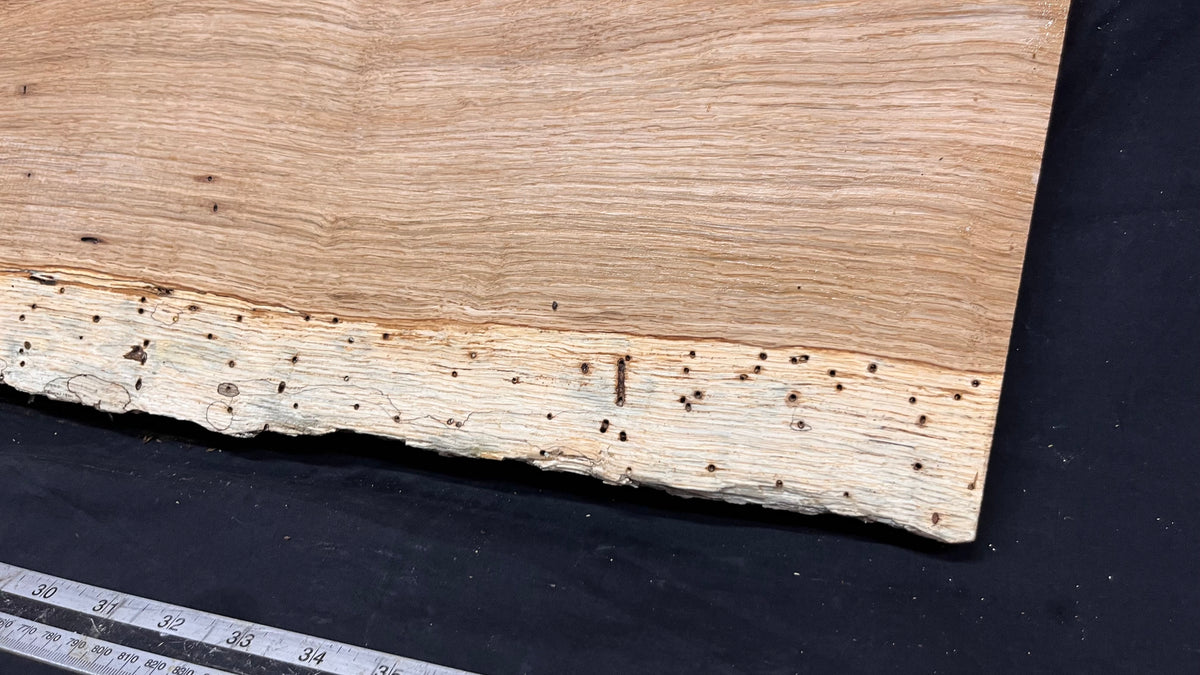 Oak hardwood window sill, plank 1078 L x 245 W x 17 D mm     (703)