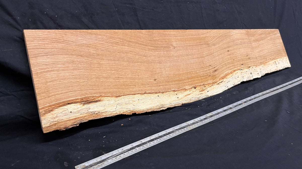 Oak hardwood window sill, plank 1078 L x 245 W x 17 D mm     (703)