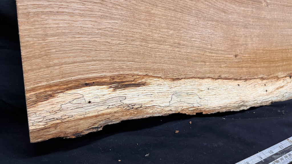 Oak hardwood window sill, plank 1078 L x 245 W x 17 D mm     (703)