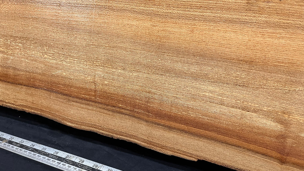 Elm mantle piece, natural edge 1065 L x 272 W x 57 D mm    (705)