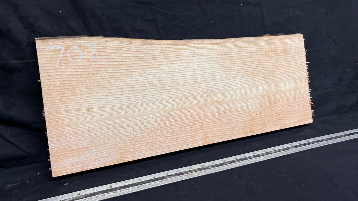 Ash timber boards, shelving 610 L x 237 W x 25 D mm       (707)