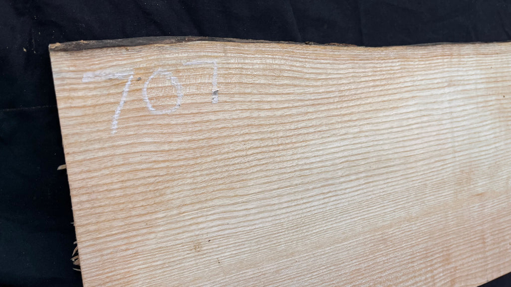 Ash timber boards, shelving 610 L x 237 W x 25 D mm       (707)