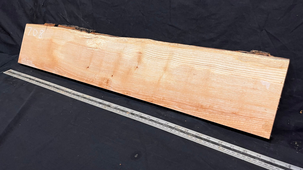 Ash timber boards, shelving 883 L x 172 W x 23 D mm       (708)