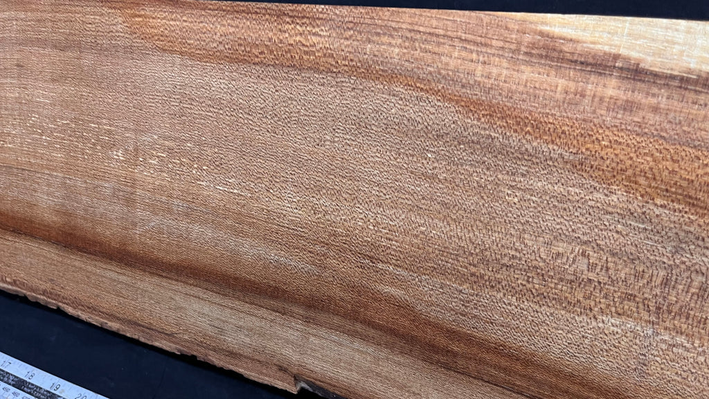 Elm mantle piece, natural edge 1146 L x 258 W x 60 D mm    (715)