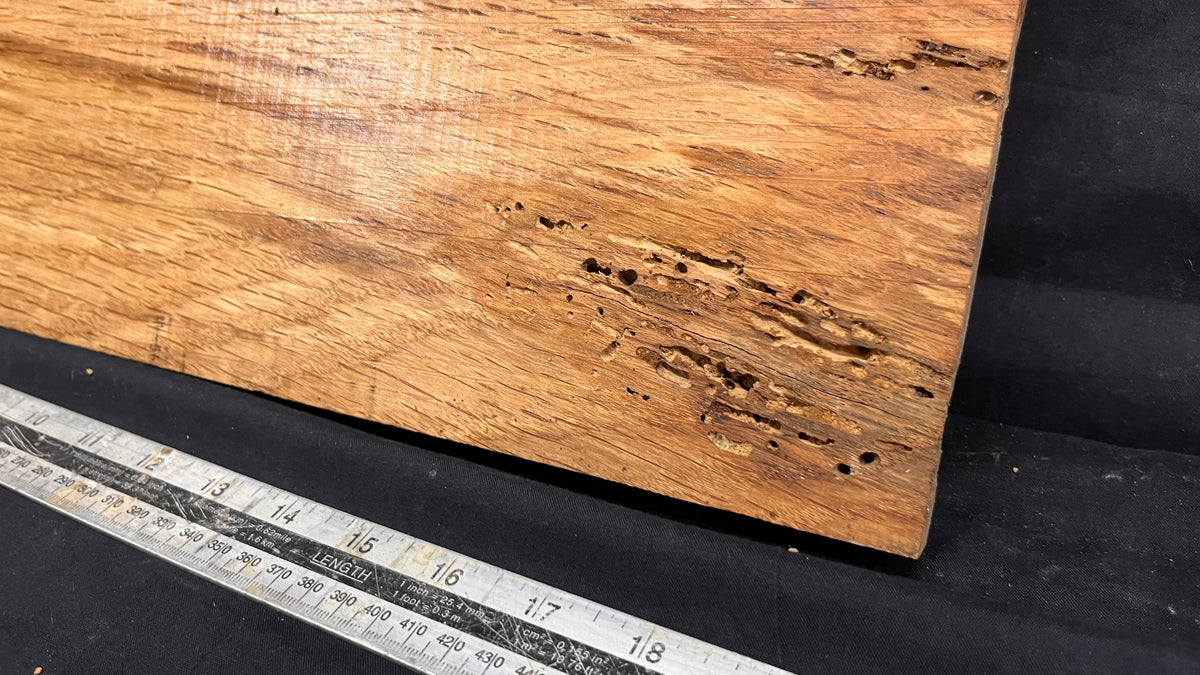 Rustic oak hardwood window sill 496 L x 297 W x 21 D mm     (mt724)