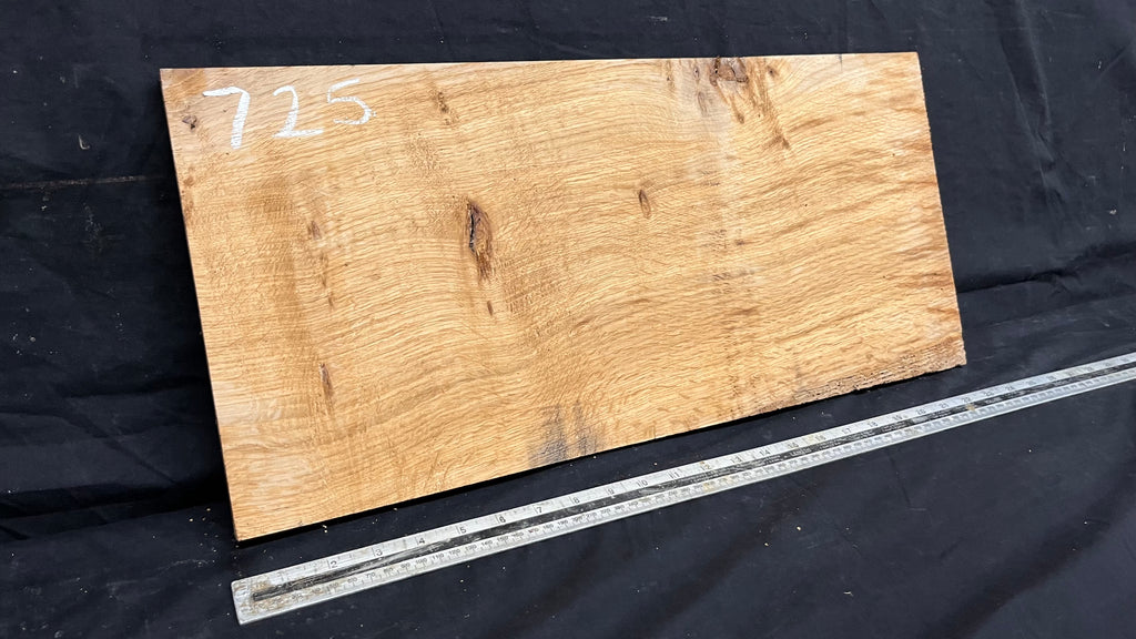 Rustic oak hardwood window sill 590 L x 267 W x 15 D mm     (725)