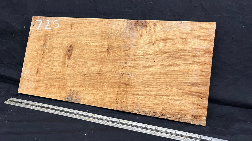 Rustic oak hardwood window sill 590 L x 267 W x 15 D mm     (725)