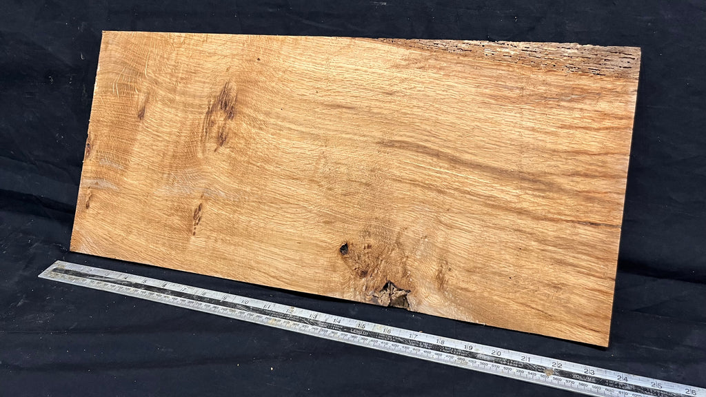 Rustic oak hardwood window sill 590 L x 267 W x 15 D mm     (725)