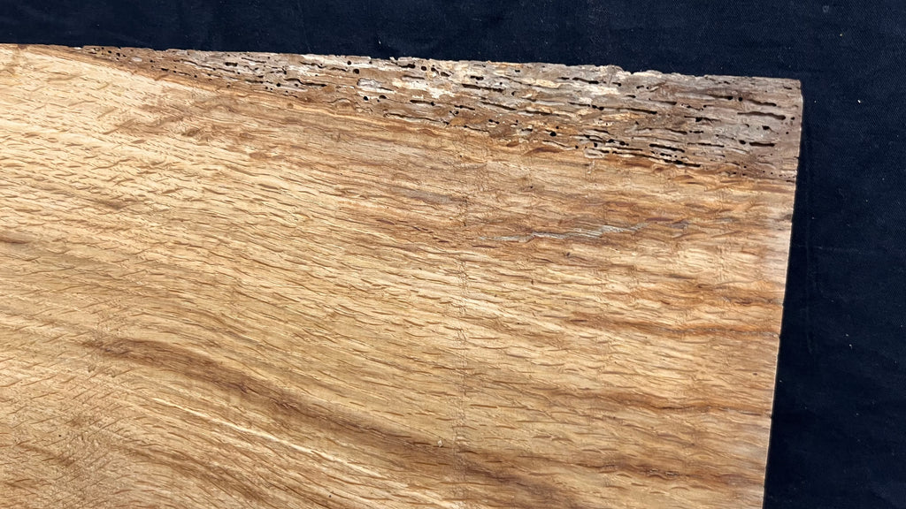 Rustic oak hardwood window sill 590 L x 267 W x 15 D mm     (725)
