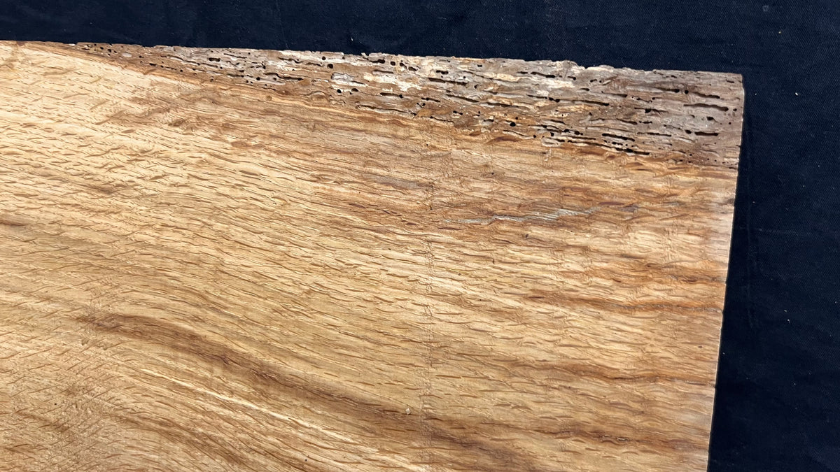 Rustic oak hardwood window sill 590 L x 267 W x 15 D mm     (725)
