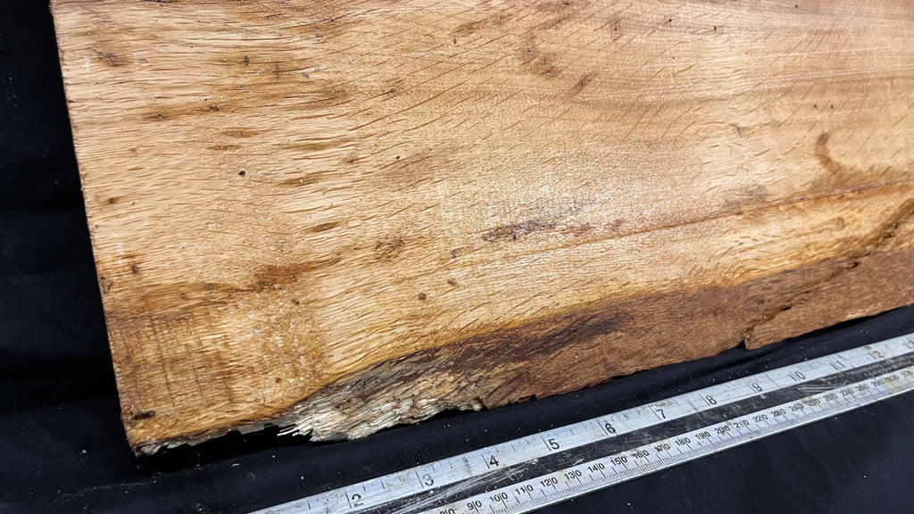 Rustic oak hardwood window sill 785 L x 255 W x 26 D mm     (mf726)