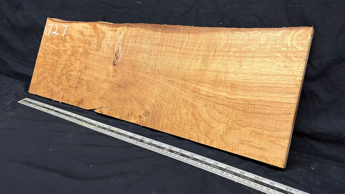 Rustic oak hardwood window sill 779 L x 251 W x 23 D mm     (727)