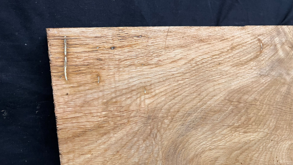 Rustic pippy oak hardwood window sill 692 L x 279 W x 23 D mm     (728)