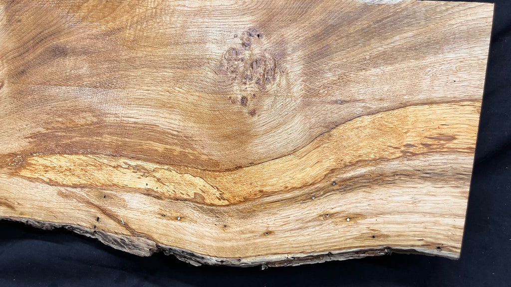 Rustic pippy oak hardwood window sill,  813 L x 308 W x 23 D mm     (730)
