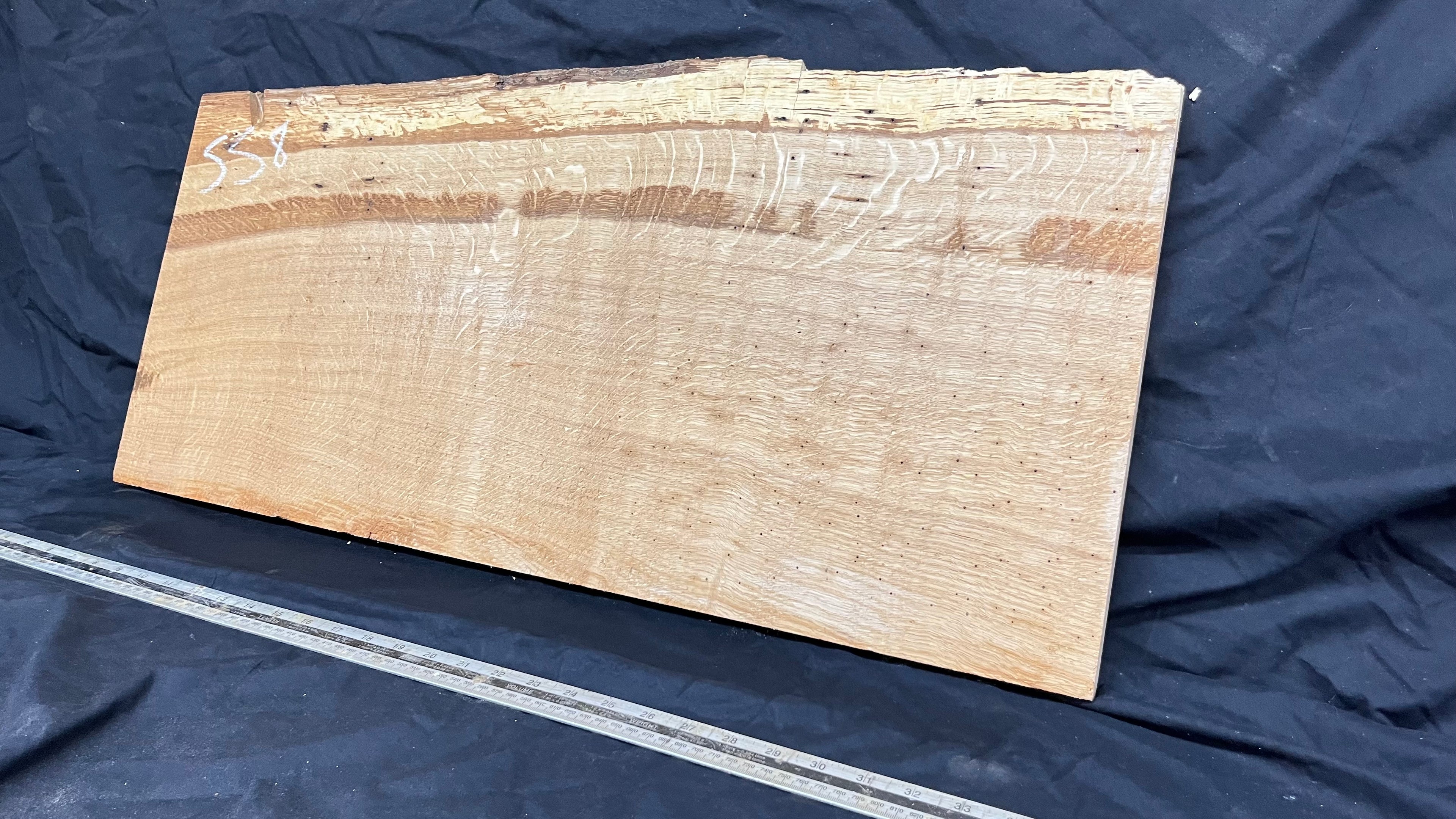Oak, shelf, mantel, craft wood, floating shelf, 780 L x 362 W x 21 D mm     (mf558)
