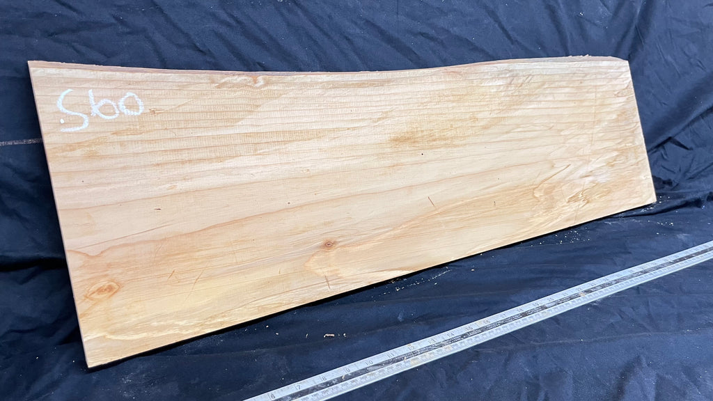 Cedar shelf, plank, timber, board. 864 L x 284 W x 28 D mm             (560)