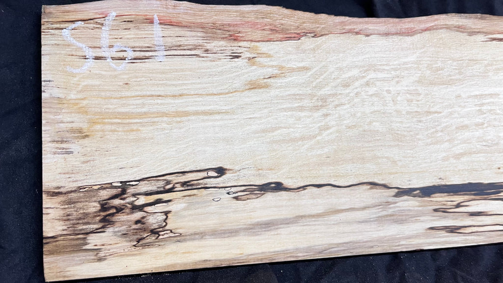 Spalted hornbeam furniture making plank 1450 L x 192 W x 19 D (mm)   (561)
