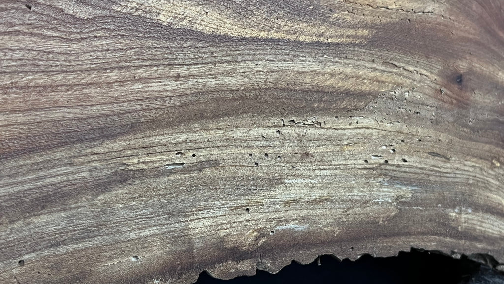 Burr elm rustic table top, 943 L x 529 W x 35 D mm    (mt566)