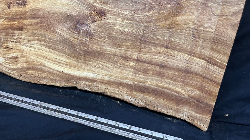 Burr elm rustic table top, 1167 L x 485 W x 45 D mm    (mt572)