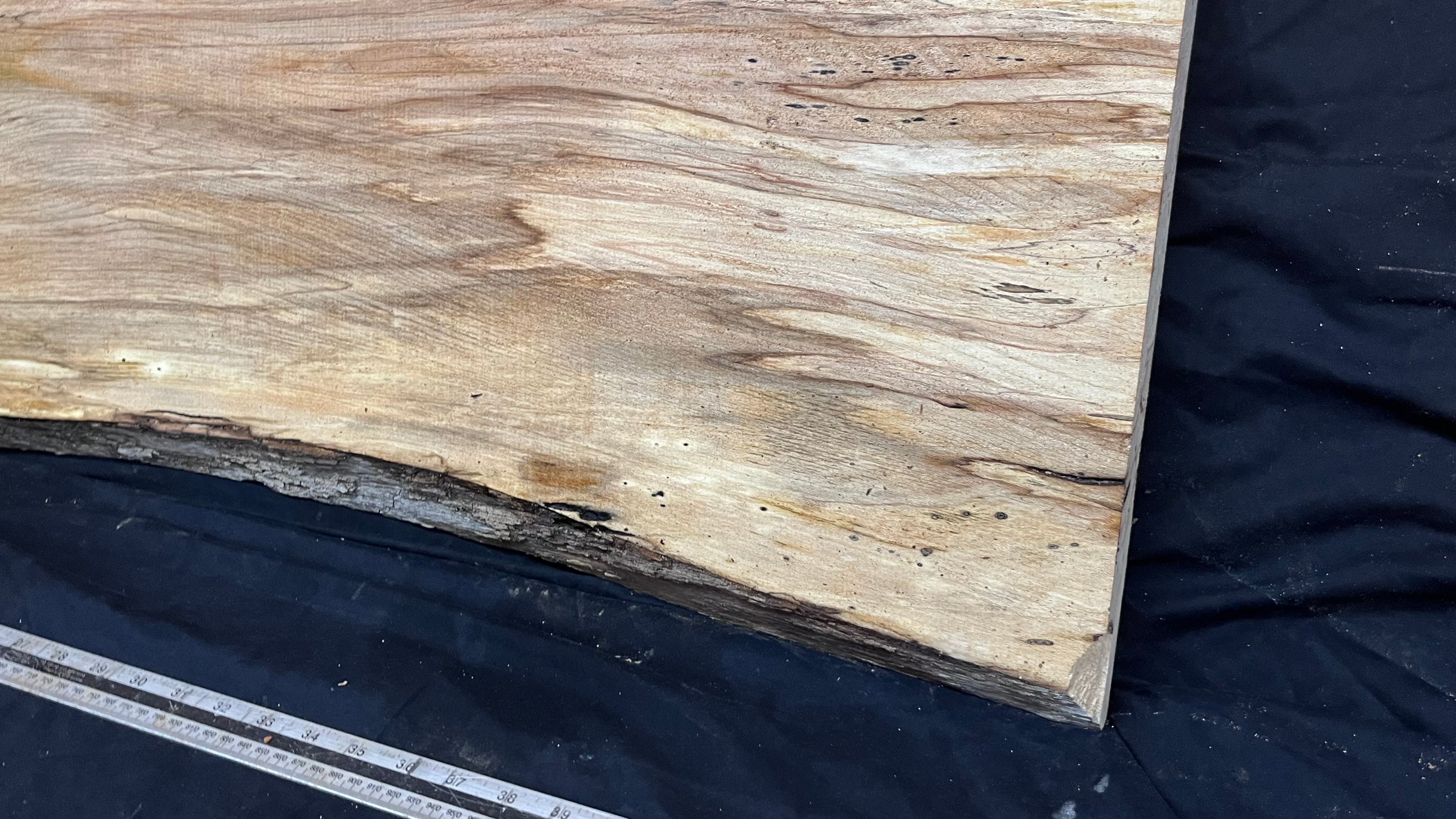 Hardwood plank, shelf, craft,sycamore wood 1138 L x 430 W x 38 D mm  (578)
