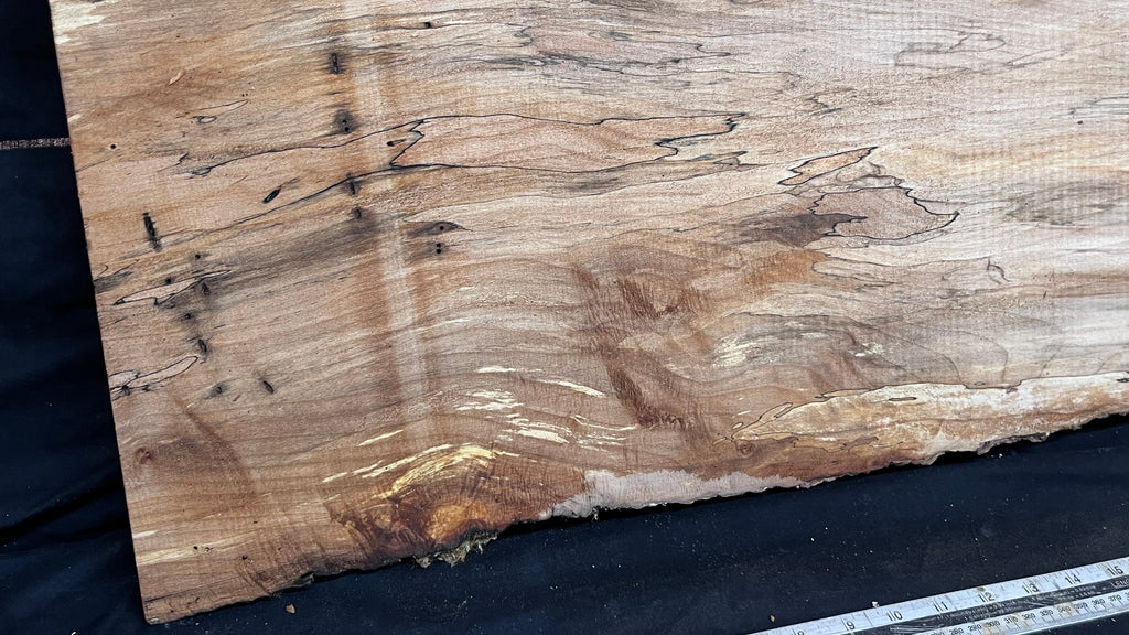 Hardwood plank, shelf, craft,sycamore wood 1138 L x 430 W x 38 D mm  (578)