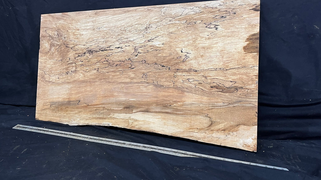 Hardwood plank, shelf, craft, sycamore, wood 887 L x 510 W x 49 D mm  (579)