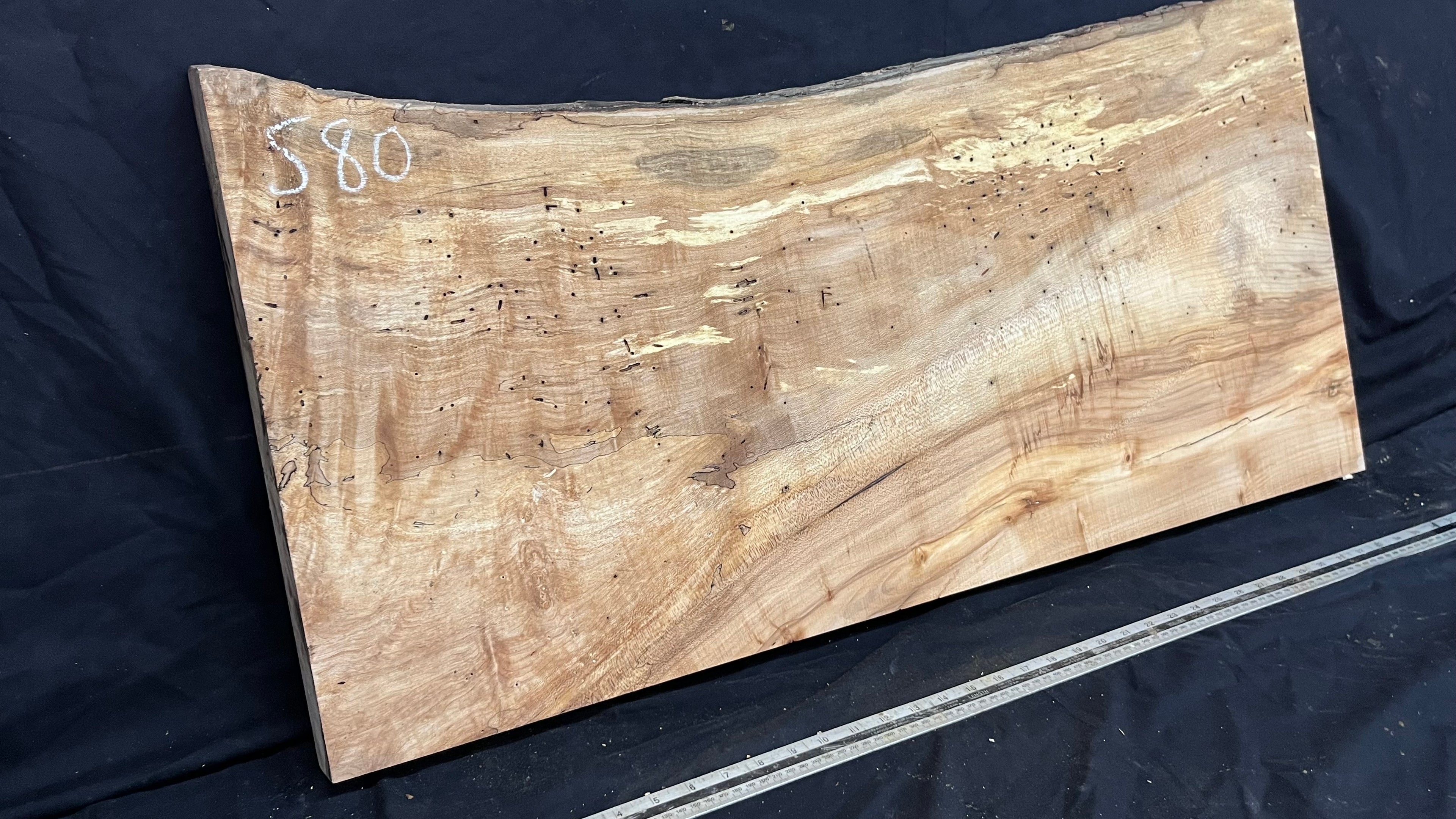 Hardwood plank, shelf, craft, sycamore, wood 952 L x 450 W x 49 D mm  (580)