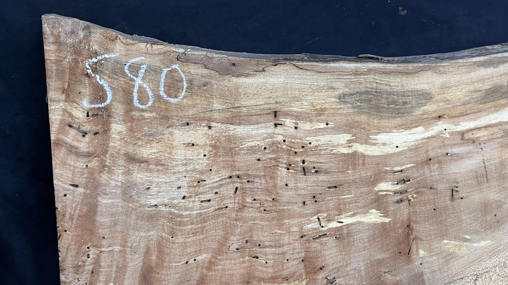 Hardwood plank, shelf, craft, sycamore, wood 952 L x 450 W x 49 D mm  (580)