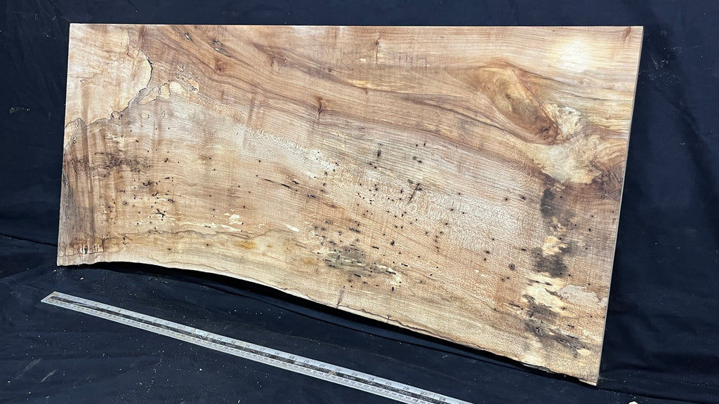 Hardwood plank, shelf, craft, sycamore, wood 952 L x 450 W x 49 D mm  (580)