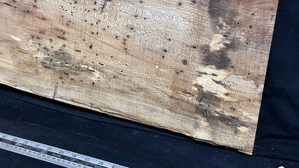 Hardwood plank, shelf, craft, sycamore, wood 952 L x 450 W x 49 D mm  (580)
